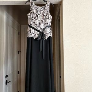 Black evening gown